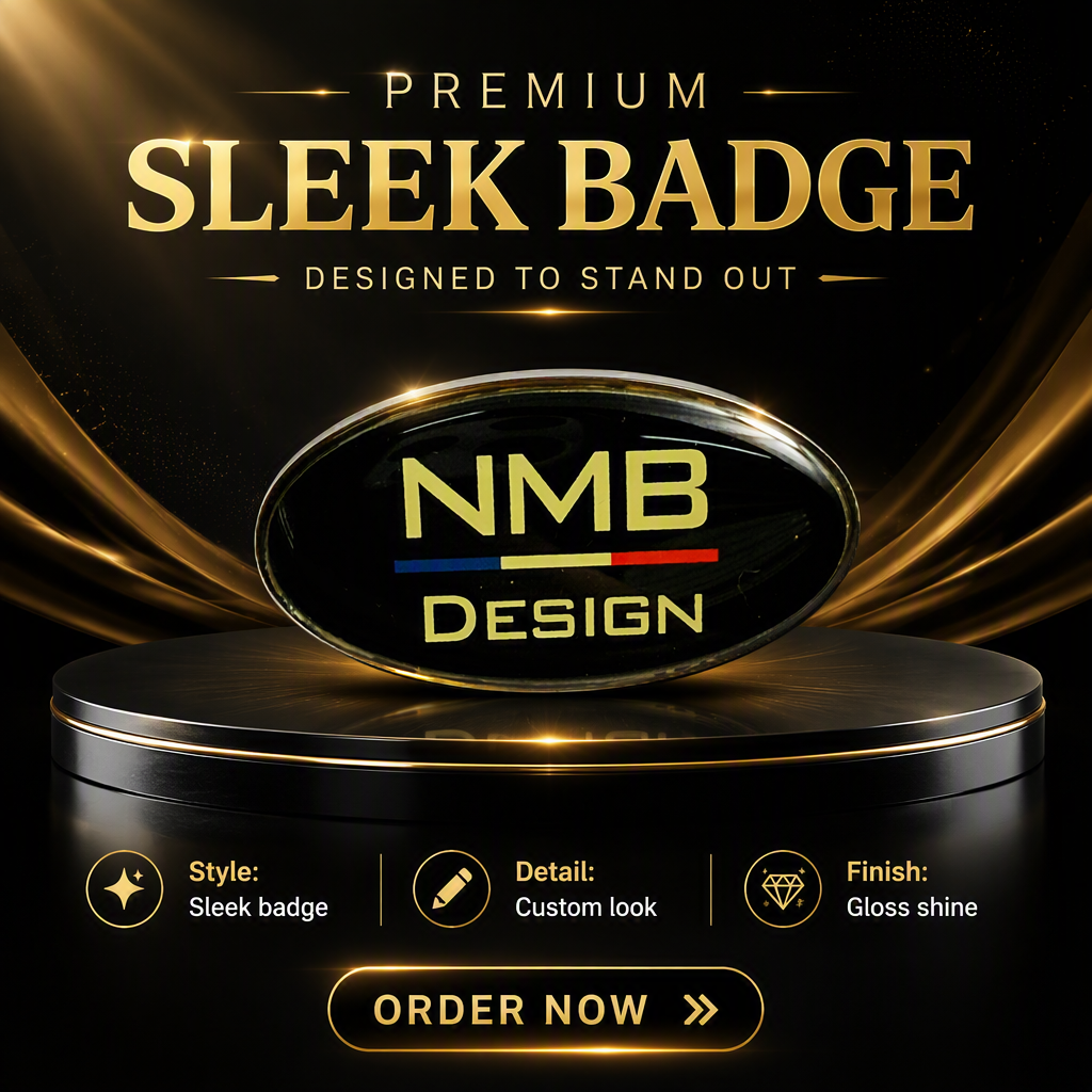 Custom Fashion Zinc Alloy Durable Label Crystal Surface Metal Nameplate for Out Door Use