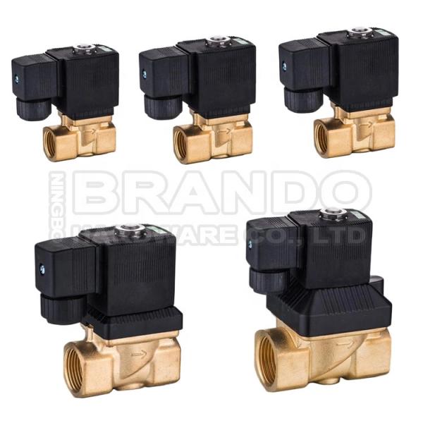 Type 1/2'' 5404 High Pressure Servo-assisted 2/2-way Piston Brass Solenoid Valve