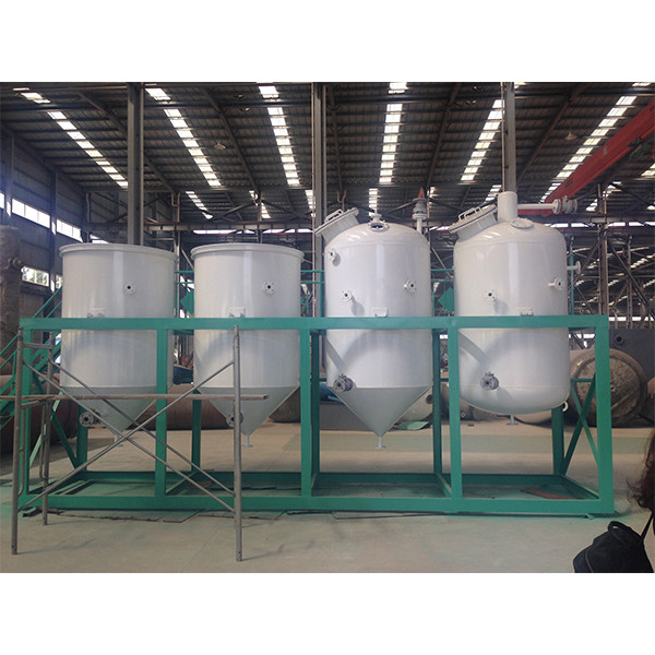 Field Maintenance and Repair Service Small Rapeseed Waste Oil Refining Plant with Babassu Palm Kernel Oil Fractionation