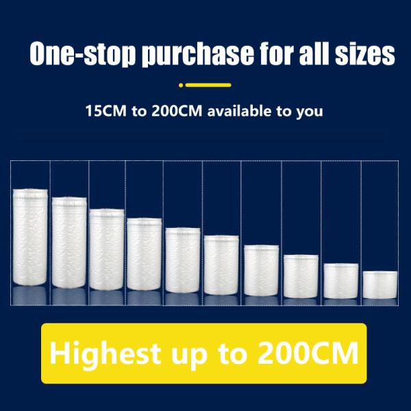 Air Filling PE Column Bubble Wrap Bottle Sleeves Protective Packaging