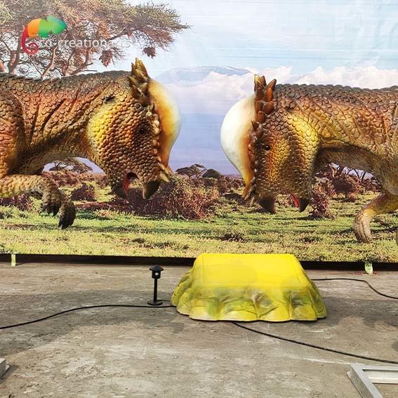 Tamanho Pachycephalosaurus de 3M Animatronic Dinsoaur Life do parque temático para o parque de diversões