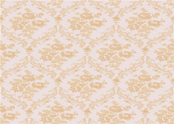 Fashion Natural Breathability Interior Decorating Wallpaper Yellow / Beige / Green 0.53*9.5M