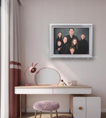 Handmade Custom Portrait Oil Painting from Photo The Best Personalized Gift of Family Portrait Wall Art for Home Decor