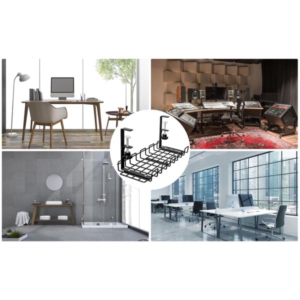 Функциональная палитра для управления кабелями с висячим столовым организатором 39*17*12,5 см Металлическая сетка