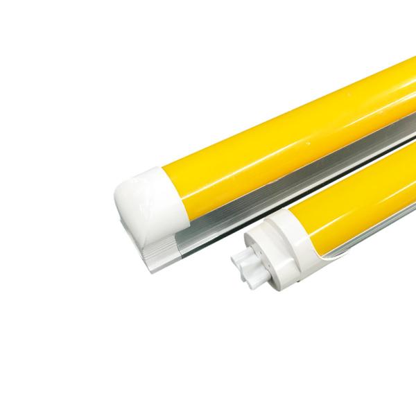 18W 20W Yellow Cover Filter Light Tube T8 0-10V dimmable No wavelength below 500nm