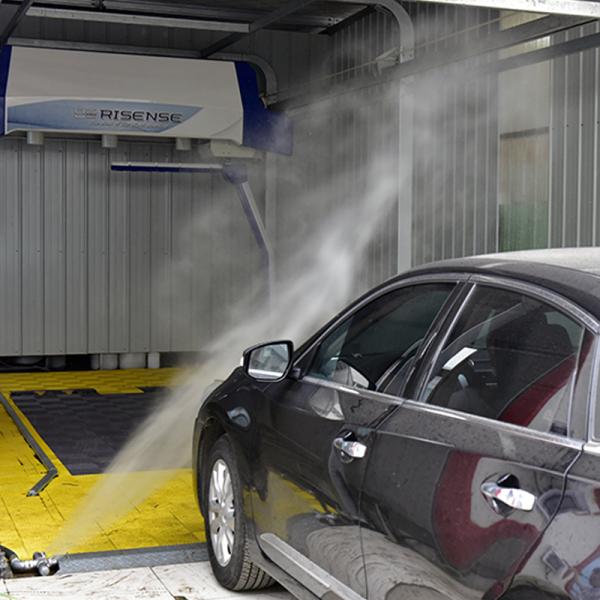 Qingdao Risense 360 Full Automatic Car Wash Equipment Touch Free Car Wash with air Dryer and lava Shampoo