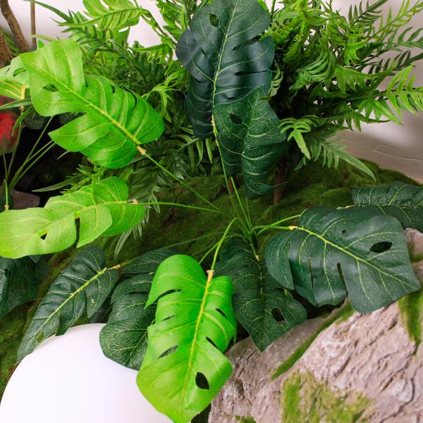 Touch Silk Artificial Potted Floor Plants For Wedding Decoration