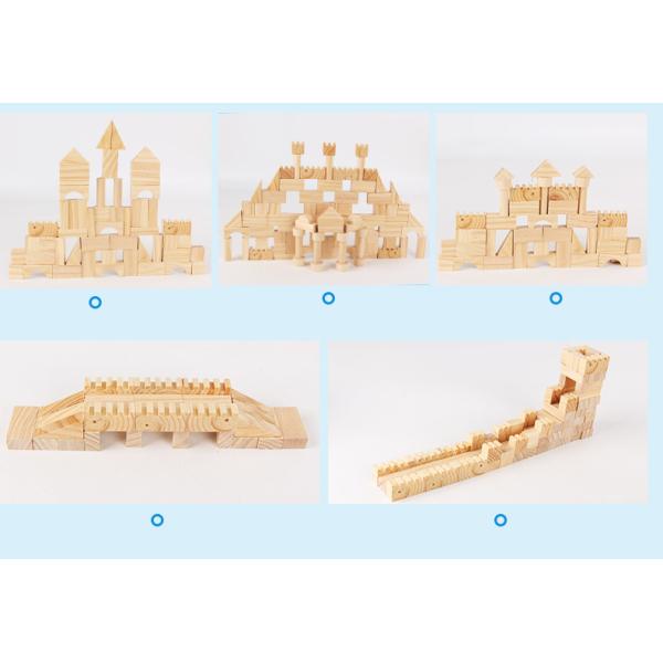 Montessori Education Wooden Grains Stacking Building Blocks Kindergarten Children Early Childhood Parenting Kids Toys