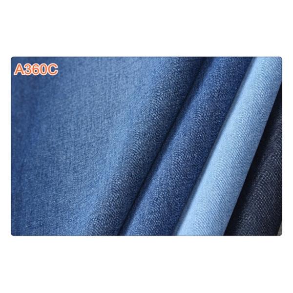 8 OZ Sanforized 10% полиэстер 90% хлопок светлое - голубая ткань джинсовой ткани простирания