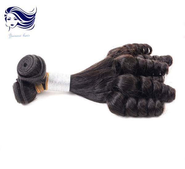 Penteados malaios do Aunty Fumi Cabelo Curto Tecelagem do Virgin para o cabelo preto