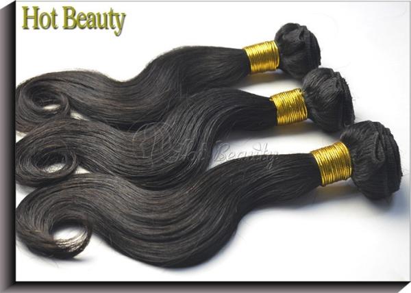 12 inch Virgin Human Hair Extensions Virgin Unprocessed Human Hair Weft Body Wave