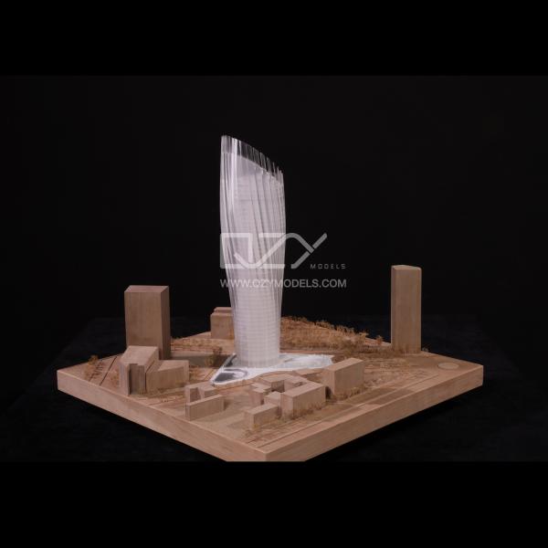 1/100 Berhan Bank Office Building Model