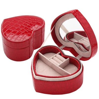 Heart Shape Cool Jewelry Organizer , Jewellery Box For Teenager Trinket Novelty Gifts