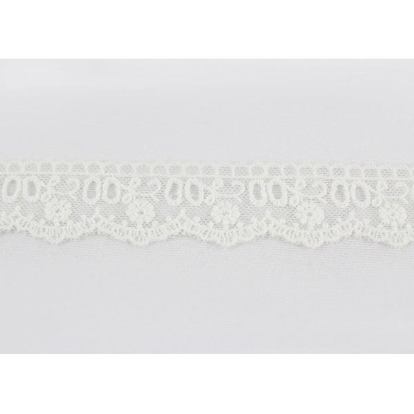 Отделка шнурка свадьбы отверстии нейлона молока Силк для одежды, флористической вышитой ленты шнурка