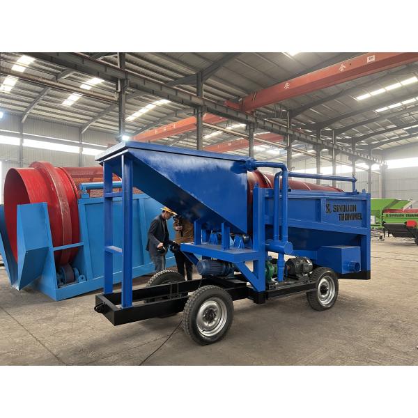 220V/380V/415V/480V Mobile Gold Sand Separator Mining Trommel Machinery Washing Plant