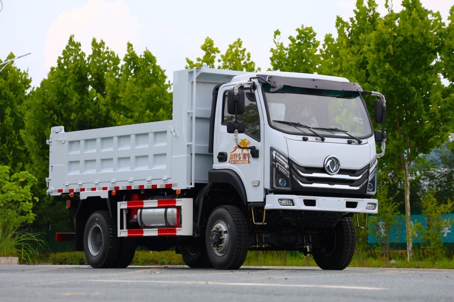 4WD Flathead Off-Road Dump Truck For Papua New Guinea Mountain Transport