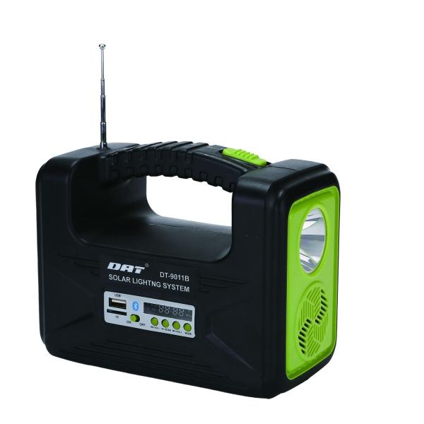 4500mah Portable Outdoor Solar Lighting System With Fm Bluetooth Function For Emergency Charging