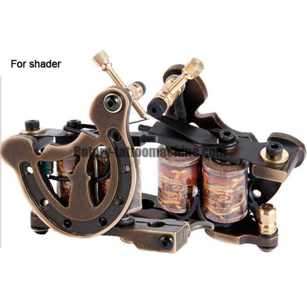 Copper Shrapnel Liner Machine Tattoo , Pure Brass Tattoo Machine Gun Lightweight