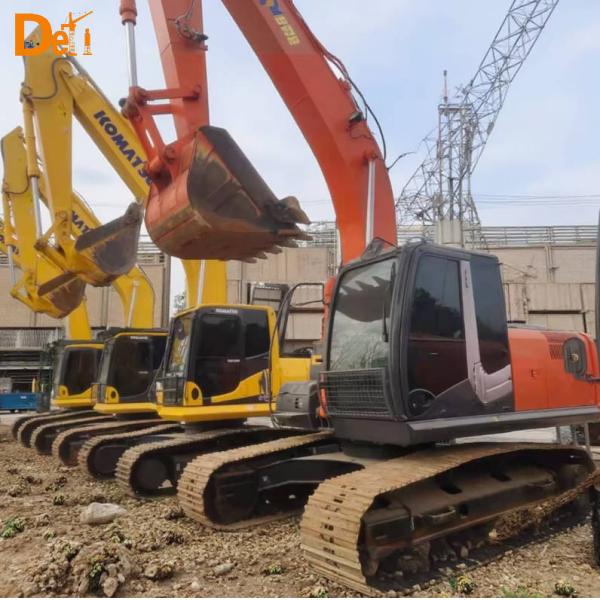 Second Hand Crawler Komatsu 200 Hydraulic Excavator Used Digger For Construction