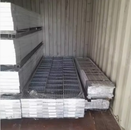 Galvanized Steel Grating with Smooth Plain Tooth for Industrial Commercial Building Materials and Metal Floor Grating