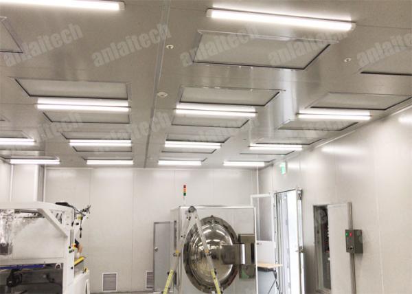 HVAC AHU Plexiglass PLC Clean Rooms Class 10000 Air Locked For Food Packing Line