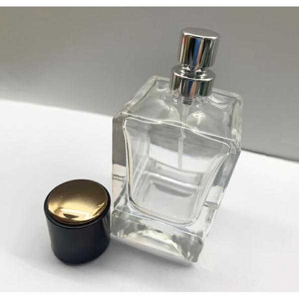 Glass Sprayer 50ml Square Luxury Perfume Bottles OEM Makeup Packaging