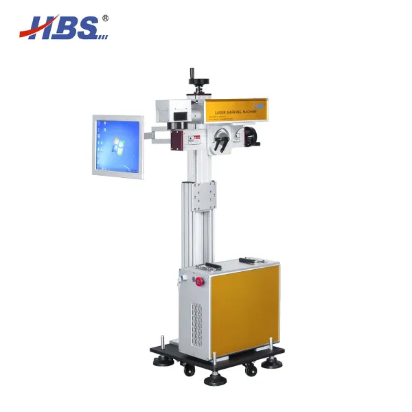 Hbs-Gq-20d Online Flying Laser Marking Engraving Machine