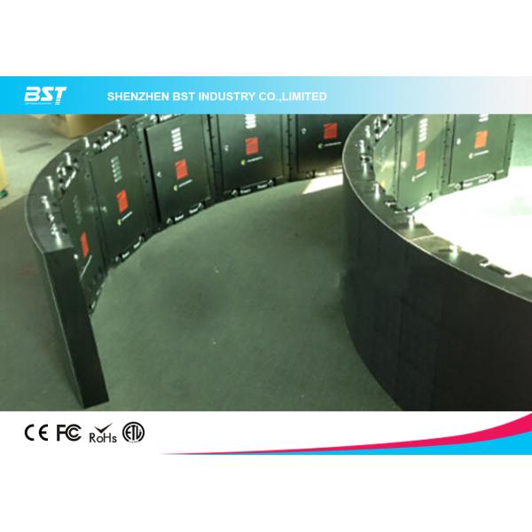 Реклама полного цвета СМД2121 П4мм крытая изогнула видео- экран СИД для торговых центров