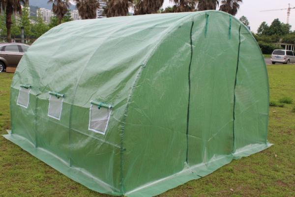 New  Design iron double door arch greenhouse，garden balcony vegetable insulation shed greenhouse， ice proof rain proof