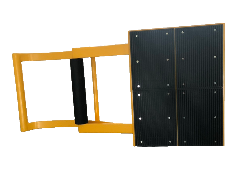 13.4kg Foldable Mobile Vehicle Barrier with Electrostatic Spray Coating for Urban Road Safety