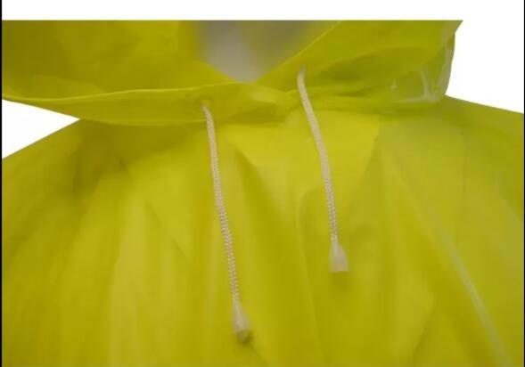 PVC Coating Reflective Safety Raincoat Fluorescent High Vis Raincoat Waterproof