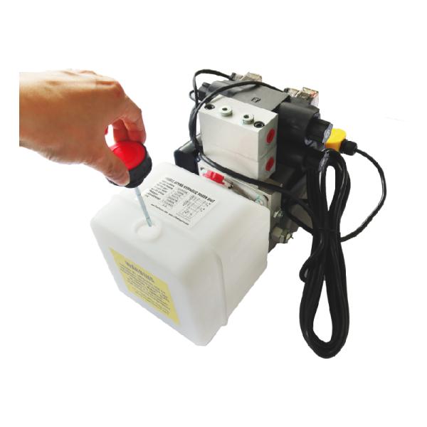 DC 12V 2.2kw クレーン空中作業員のためのダブルアクティング水力発電機 4ボタンの水力リフター リモコン制御 6m ライン