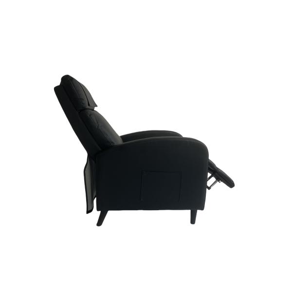 Recliner Chair PU Leather Recliner Sofa Home Theater Seating with Lumbar Support