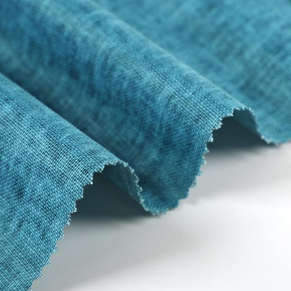 Comfortable  Mixed Linen  with Pigment Solid Natural Washed Soft 55% Linen 45% Viscose Fabric for Shirt Dress