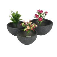 Character Design Fiberclay Planter Frost Resistant Flower Planters Pots For Outdoor Decoration