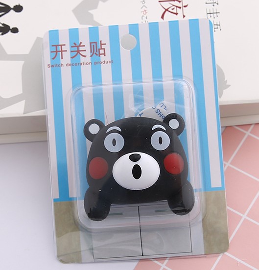 Kt Cat Мультипликационный переключатель крышка комната декор 3D наклейка переключателя на выходе наклейка на стену