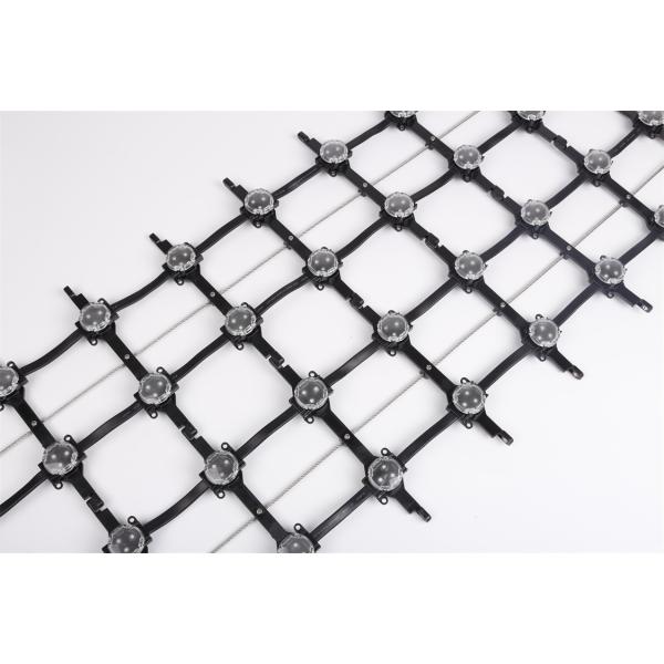 Применение занавеса DC12V сетки СИД DMX512 75W RGB для внутреннего и на открытом