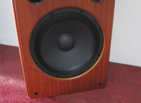 Best Sound Quality Wooden Finished Bookself Audio Speaker With Cover For Cinema Room