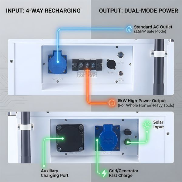 BH-16KWH All-in-one Series 15KWH Battery Mobile Solar Powered Portable Industrial Power Bank Station PV to Charge Vehicle