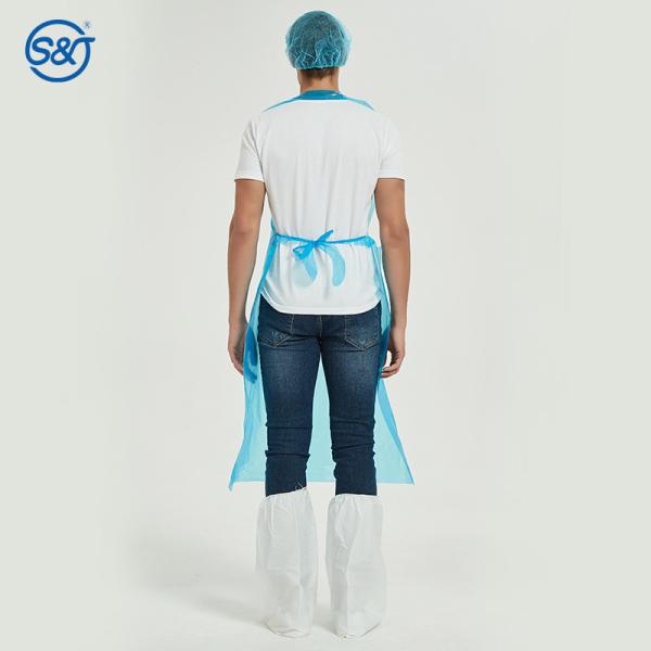 S&J Disposable Aprons For Cooking, Painting and More Individually Packaged Durable 1 mil Biodegradable Disposable Aprons