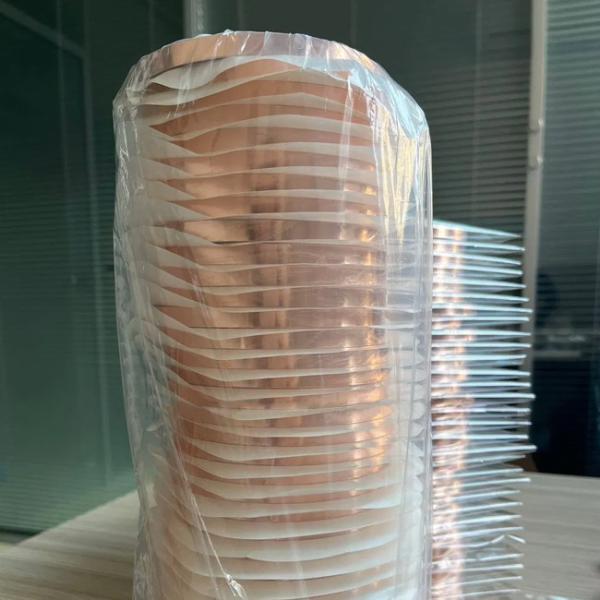 0.05-0.18mm Thick Black Backed Copper Foil Tape for Stained Glass Welding and EMI Shielding