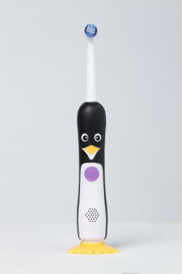 Cartoon penguin design for Children Electric toothbrush with music timer TB-1040 with LED light