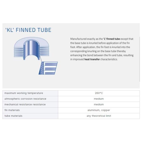 DELLOK Steel spiral finned tubes high frequency welded finned tubes seamless finned heat dissipation tubes