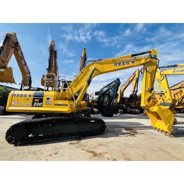 Original Used Komatsu Excavator PC200-8 Secondhan Crawer Excavator PC200-7 PC220-8