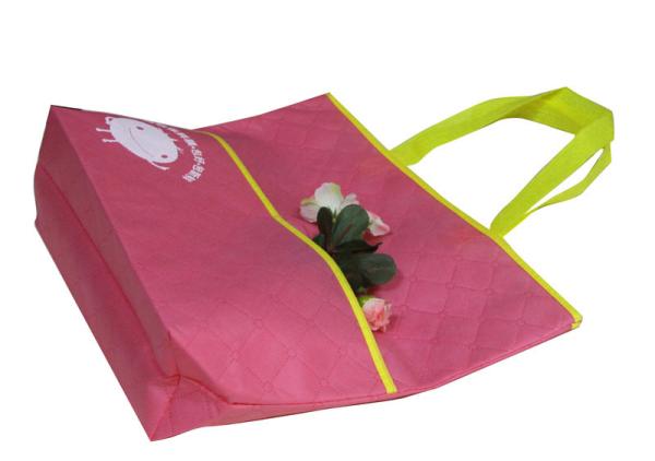 Eco Freindly Recycled Shopping Bags Nonwoven Laminated Fabric Customized