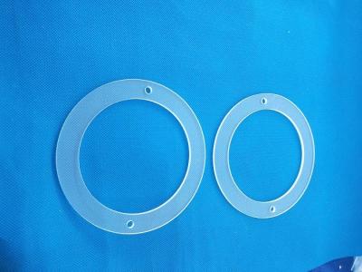 Profissional de trituração fazendo à máquina da forma circular de vidros de vista da flange do tubo de quartzo
