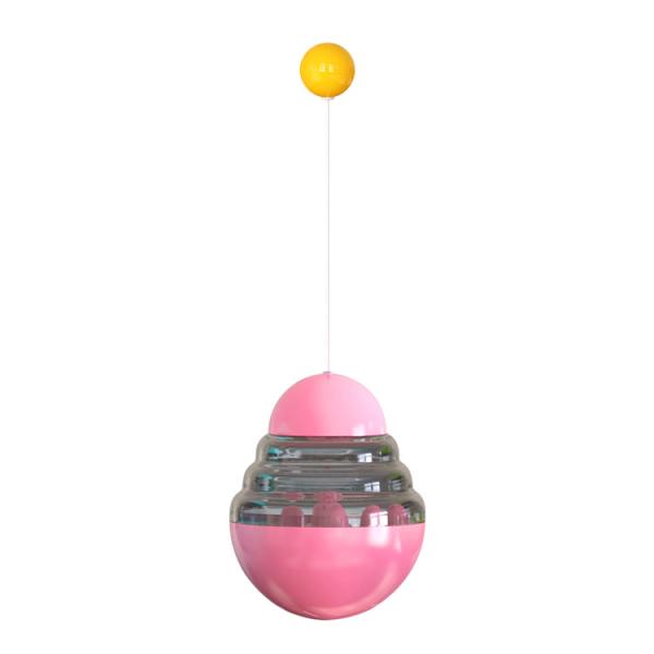 Slow feeder tumbler interactive plaything with cat stick cat turntable leaking food teasing ball cat pet toy