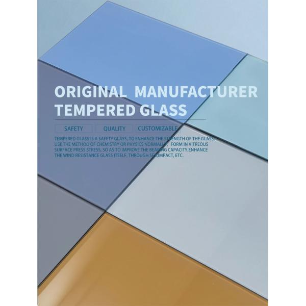 Main Product Tempered Glass 10mm Transparent for Safe Heat Strengthened Padel Glass