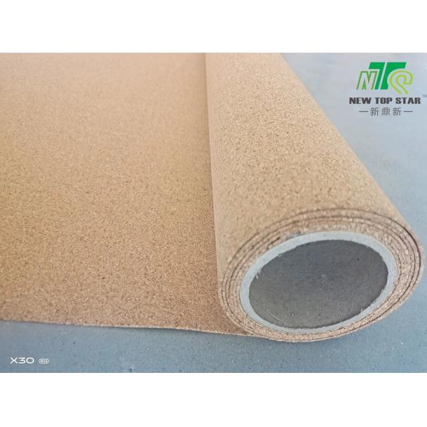 1mm Eco épais Cork Underlayment Soundproofing 220kg/Cbm pour le plancher de PVC
