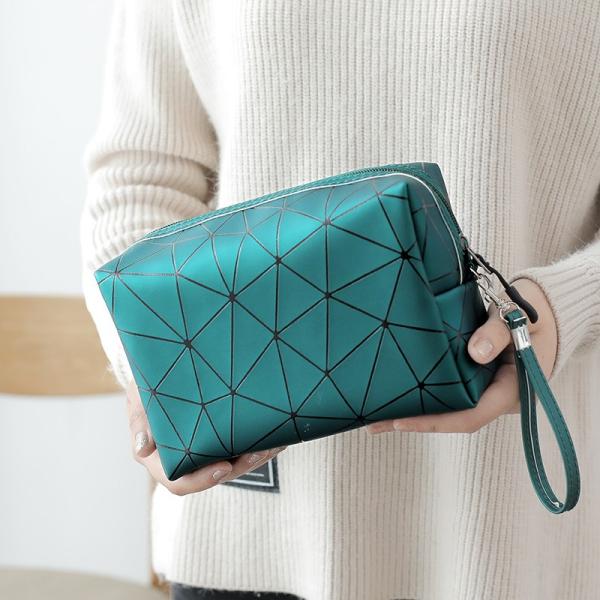 Custom Design PU Leather Private Label Makeup Bag Cosmetic Bag Makeup Small Orders